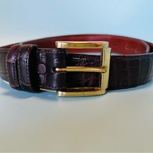 Barney’s New York Alligator Belt